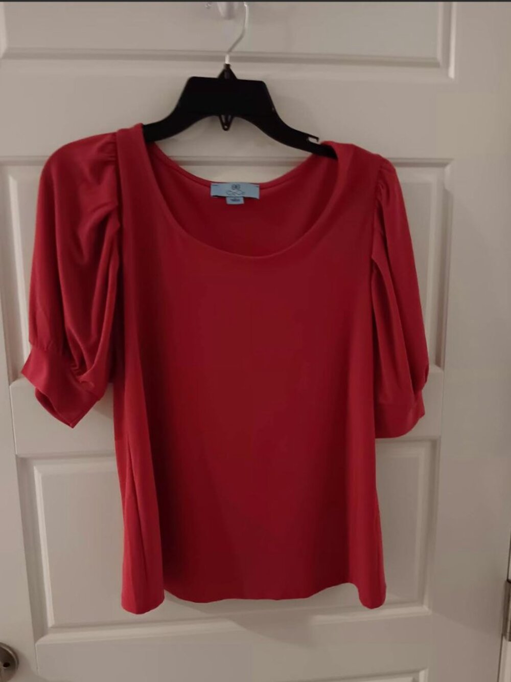 CeCe Puff Sleeve Top, Pink, Small